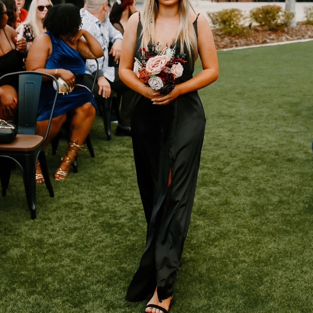 Black Bridesmaid Dress